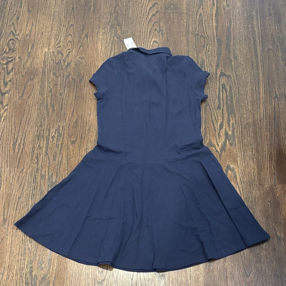 NWT The Children's Place Girl’s Navy Blue Casual Dress Size Large